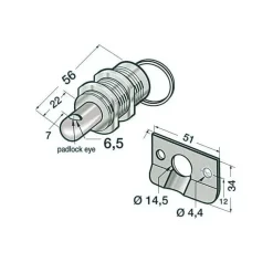 Outlet Serrure poussoir cockpit Poignée, Verrou & Fermeture Extérieures·Verrou Sauterelle Et À Levier|Poignée, Verrou & Fermeture Extérieures·Verrou Sauterelle Et À Levier