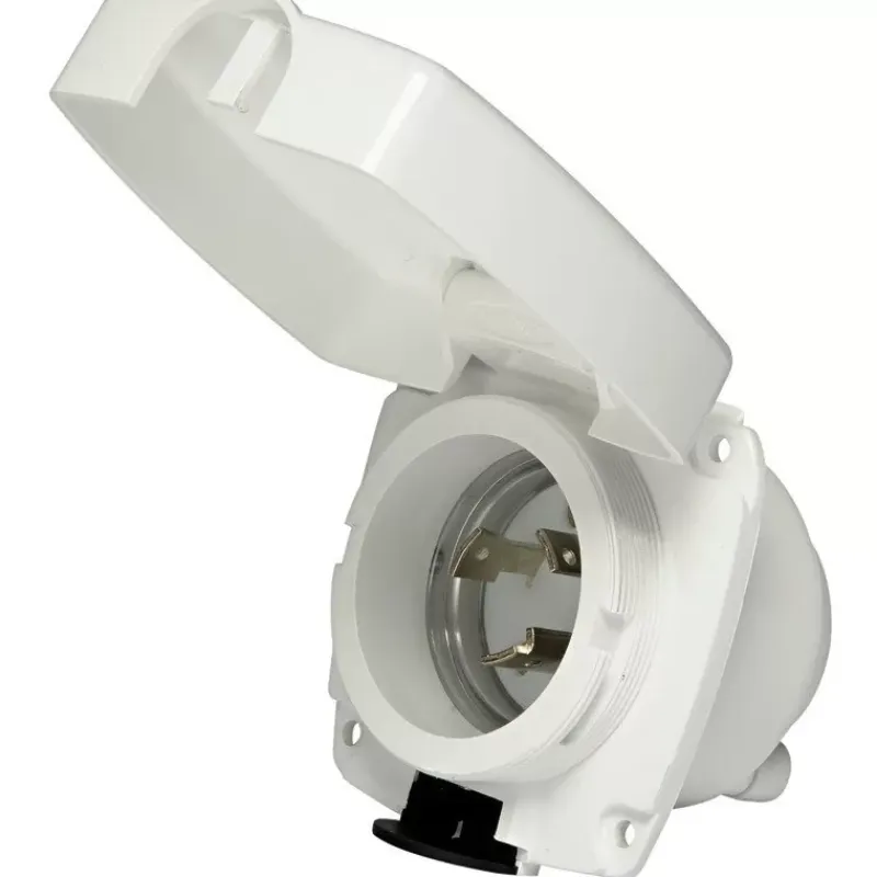 Socle pour prise de quai | 30 A | blanc*Osculati Online