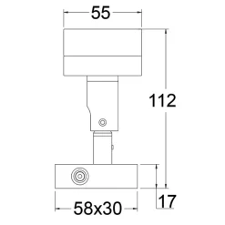 Spot articulé Laguna 12 LED*Osculati Best