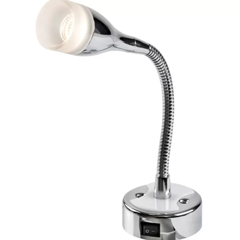 Outlet Spot LED Articulé + USB-C poli miroir Eclairage & Lampe·Liseuses Flexible|Eclairage & Lampe·Liseuse Flexible