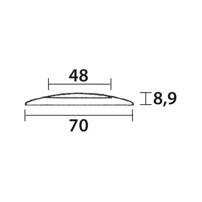 Hot Spot LED de courtoisie en inox poli Eclairage & Lampe·Éclairage De Courtoisie|Eclairage & Lampe·Éclairage De Courtoisie