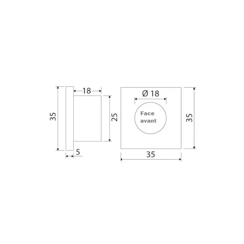 Discount Spot LED de courtoisie carré à encastrer IP65 Eclairage & Lampe·Éclairage De Courtoisie|Eclairage & Lampe·Éclairage De Courtoisie