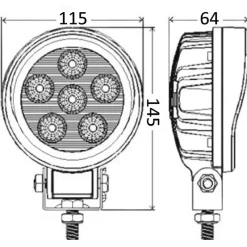 New Spot led HD 18W base inox Eclairage & Lampe·Eclairage Extérieur|Eclairage & Lampe·Projecteur De Route