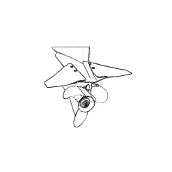 Stabilisateur hydrofoil moteur HB | 50 à 200 cv*Osculati Online