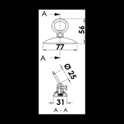 Discount Support amovible inox pour pare-battages Pare Battage & Défense·Accessoire Pare-Battage