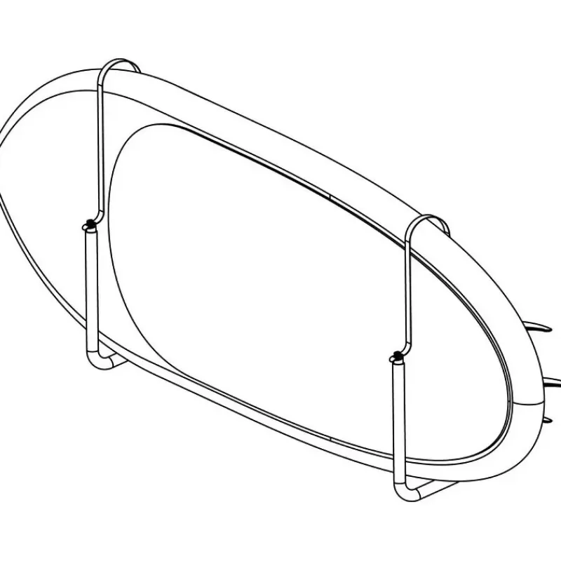 Support paddle & passerelle inox Delux*Osculati Hot