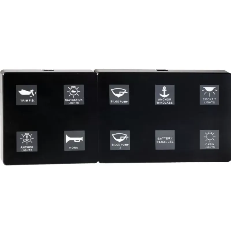 Hot Tableau électrique tactile | 4 interrupteurs Distribution & Protection·Tableau Électrique
