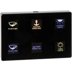 Hot Tableau électrique tactile | 4 interrupteurs Distribution & Protection·Tableau Électrique