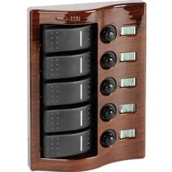 Tableau électrique à disjoncteurs acajou*Osculati Outlet