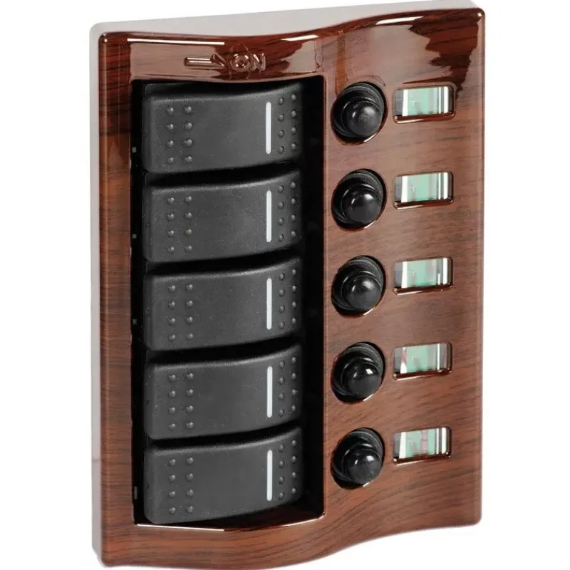 Tableau électrique à disjoncteurs acajou*Osculati Outlet
