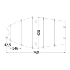 Hot Taud pour bateau à console Moteur Hors-Bord Thermique & Équipements·Housse & Taud De Bateau