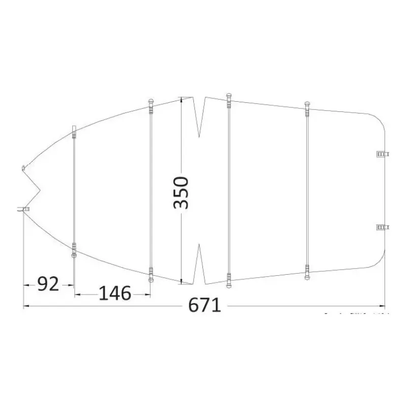 Hot Taud pour bateau à console Moteur Hors-Bord Thermique & Équipements·Housse & Taud De Bateau