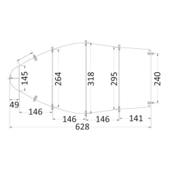 Hot Taud pour bateau à console Moteur Hors-Bord Thermique & Équipements·Housse & Taud De Bateau