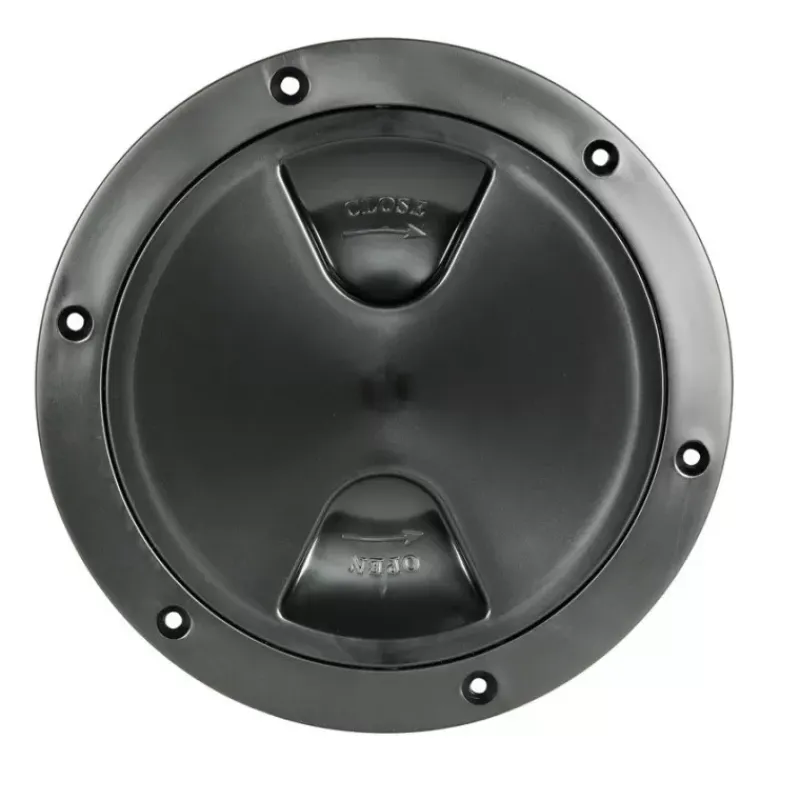 Discount Trappe d'inspection ronde | Noire Accastillage De Pont·Trappe & Coffre
