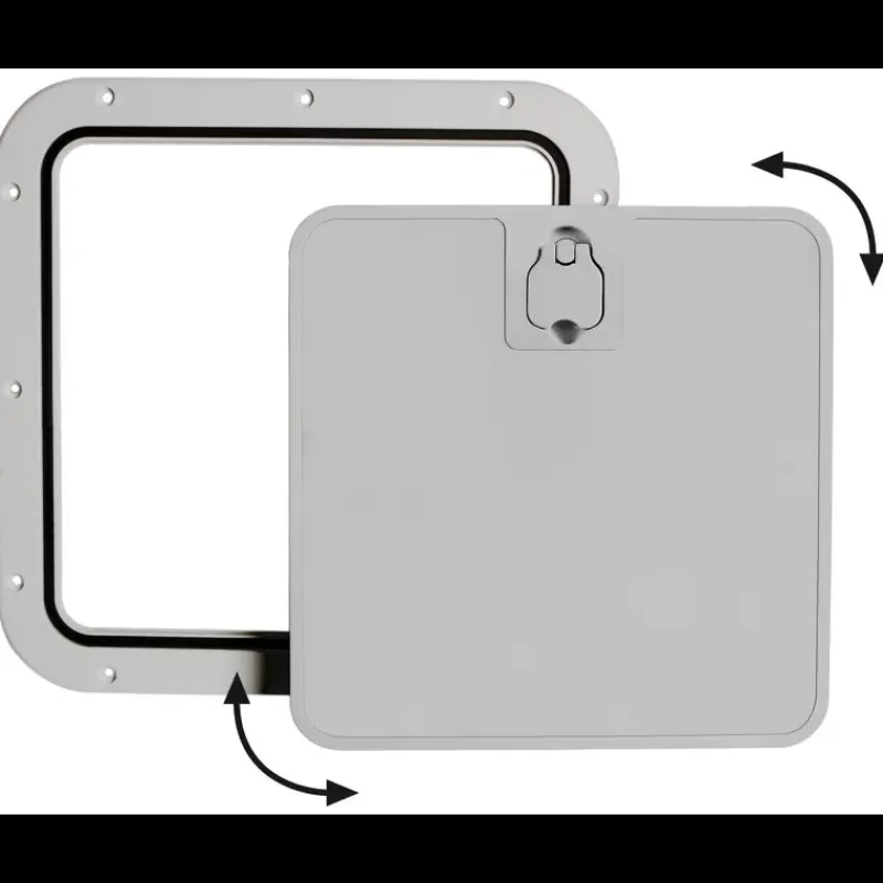 New Trappe Splash Proof grise 375 x 375 mm Accastillage De Pont·Trappe & Coffre