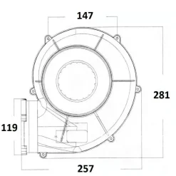 Ventilateur centrifuge de paroi*Osculati Online