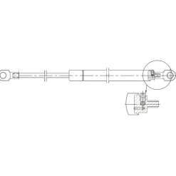 Discount Vérin inox puissance variable Ameublement & Quincaillerie Intérieure·Vérin & Compas|Quincaillerie Marine·Compas & Vérin