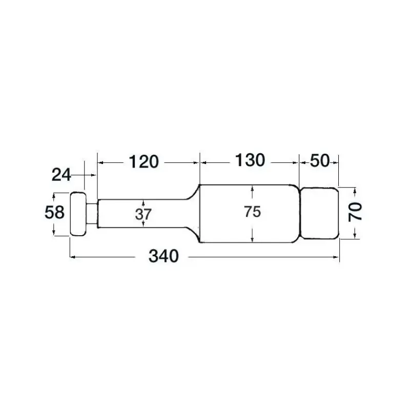 Vérin universel pour stabilisateur*Osculati Best