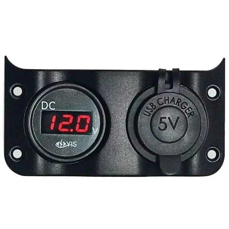 Wave design voltmètre + 2 x USB*Osculati Outlet