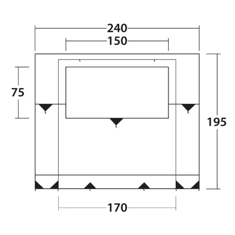 Clearance Backroads Awning Room | F45s F43Van / TO5200 Vw T5 / T6|Store·Habillage, Paroi & Côté De Store