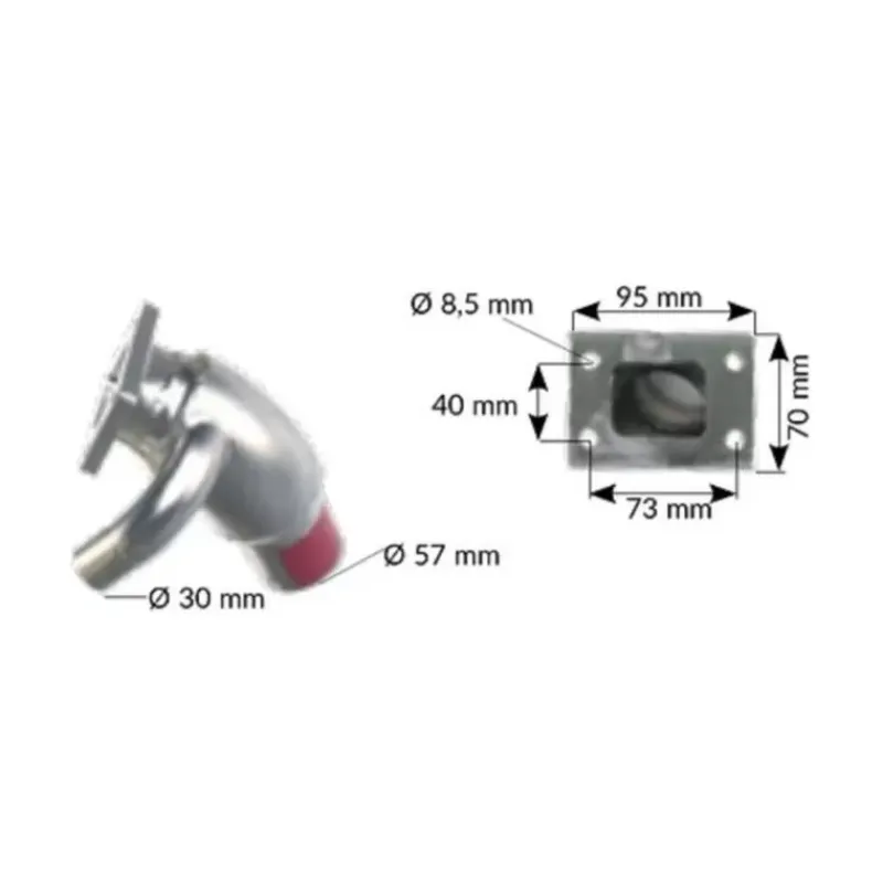 Online PALBY Coude d’échappement VOLVO Penta MD22 Equipement Moteur In-Bord·Circuit Échappement