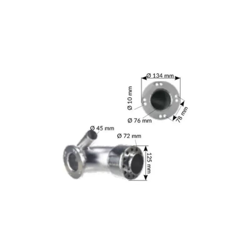 Best PALBY Coude d’échappement YANMAR Série 6LY Equipement Moteur In-Bord·Circuit Échappement