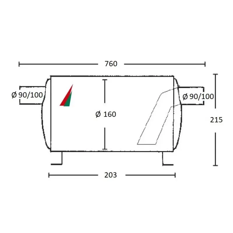 PALBY Thor pot d’échappement max 200 CV*PALBY Marine Hot