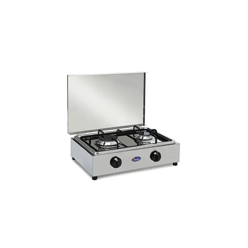 Hot PARKER Réchaud 2 feux Cuisson·Réchaud|Barbecue & Réchaud Extérieur·Réchaud Gaz Nomade