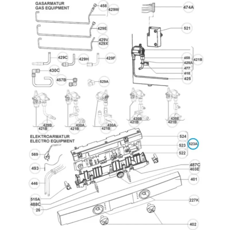 Pièces détachées RM7XX5L*Dometic Outlet