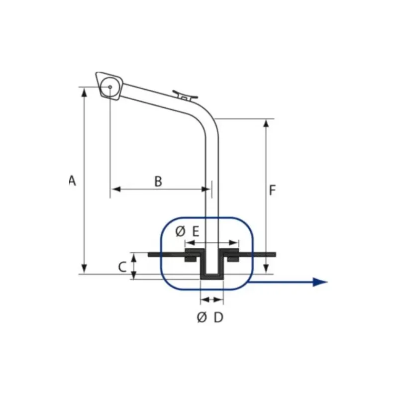 Hot Bossoirs pivotants 100 kg Equipement De Pont·Mât De Charge & Bossoir