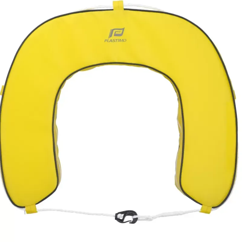 Bouée fer à cheval déhoussable | Jaune*Plastimo Online