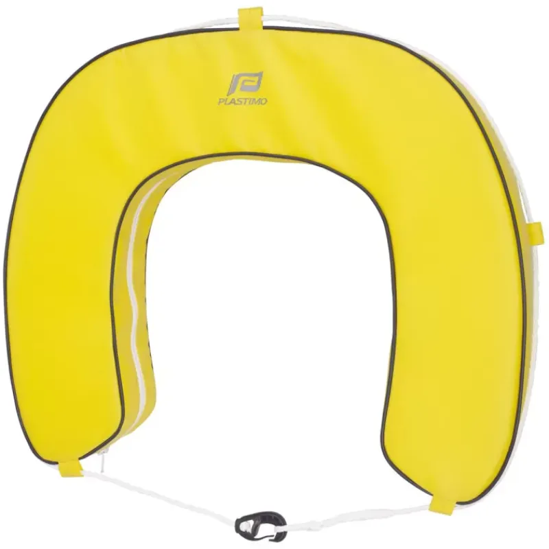 Bouée fer à cheval déhoussable | Jaune*Plastimo Online