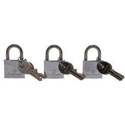 Cadenas inox 30mm | lot de 3 Quincaillerie Marine·Cadenas