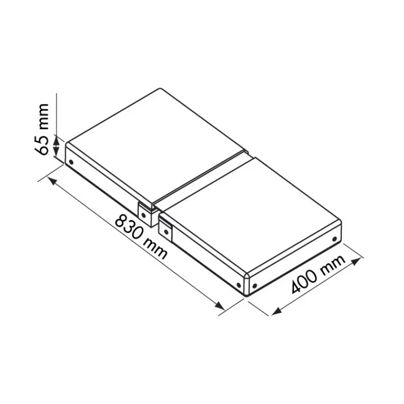 Coussin flottant double*Plastimo