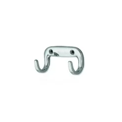 Hot Crochet double inox 65 x 33 mm Ameublement & Quincaillerie Intérieure·Patère & Crochet|Quincaillerie Marine·Crochet & Patère