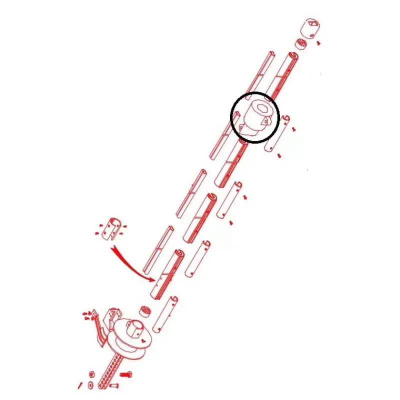 Emérillon enrouleur 406*Plastimo