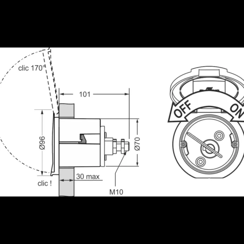 EZ Elec Coupe circuit rond*Plastimo Discount