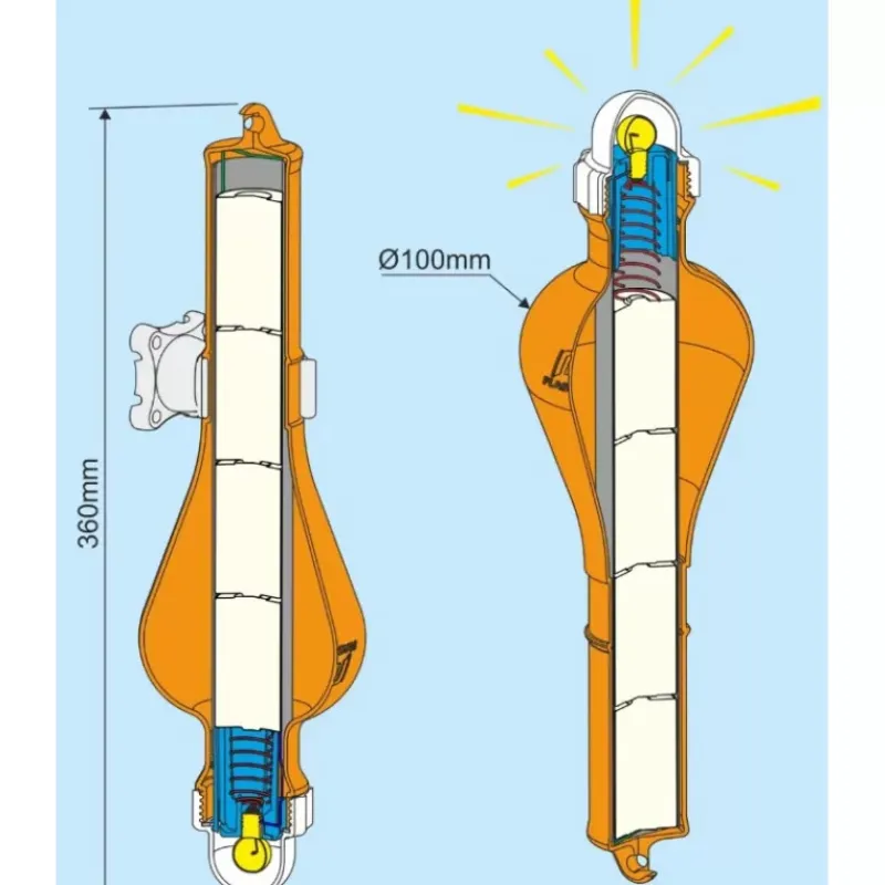 Feu flottant avec support*Plastimo Outlet