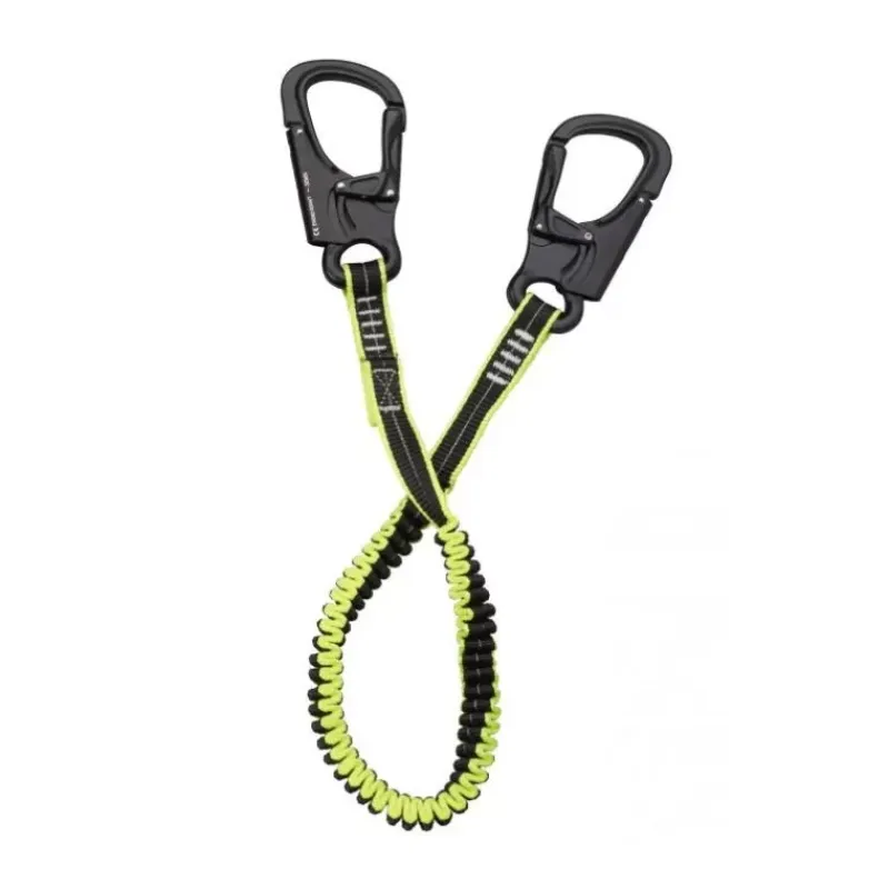 Longe extensible mousqueton double levier*Plastimo