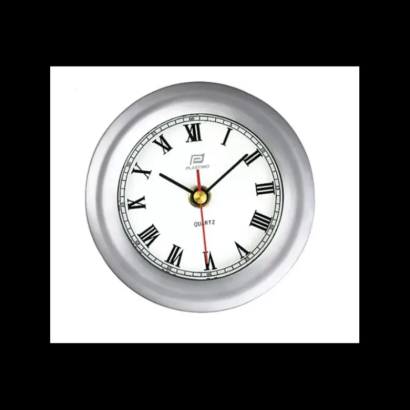 Online Montre chromée mat 4" Instrument Météo·Pendule & Horloge