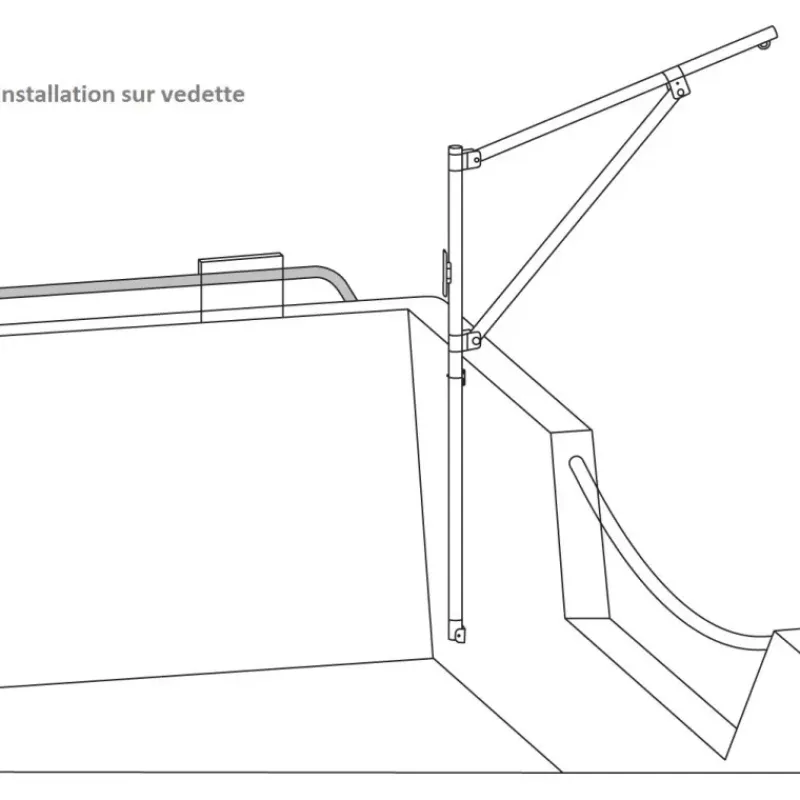 Mât de charge pliant*Plastimo Outlet