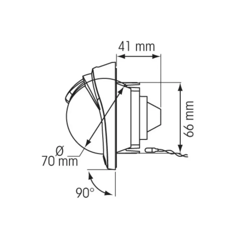Clearance Offshore 75 à encastrer | vertical Compas, Jumelles, Sextant·Compas De Route