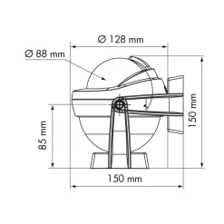 Online Offshore 95 sur étrier Compas, Jumelles, Sextant·Compas De Route