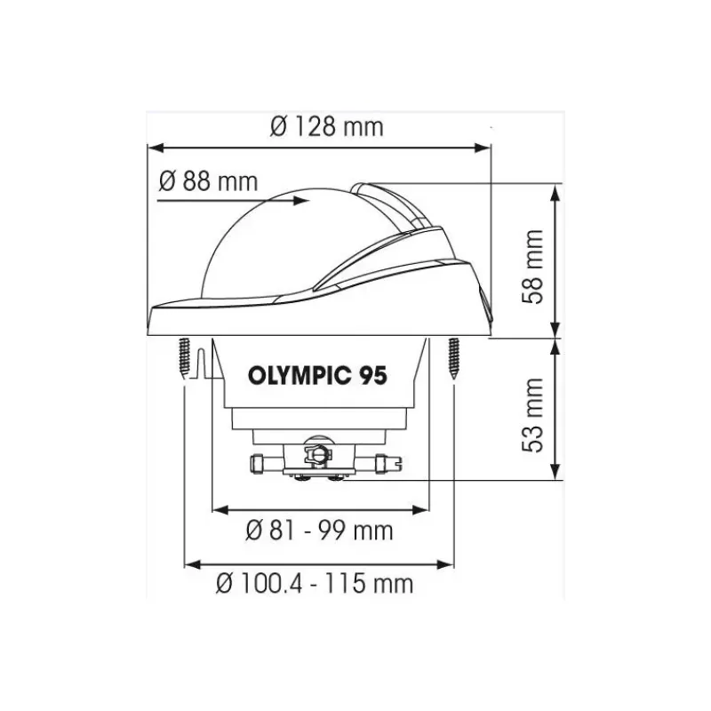Online Olympic 95 Compas, Jumelles, Sextant·Compas De Route