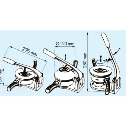 Pièces détachées pompe de cale à membrane*Plastimo New