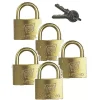New Set de 5 cadenas 40 mm Campement Extérieur·Antivol & Cadenas|Poignée, Verrou & Fermeture Extérieures·Cadenas