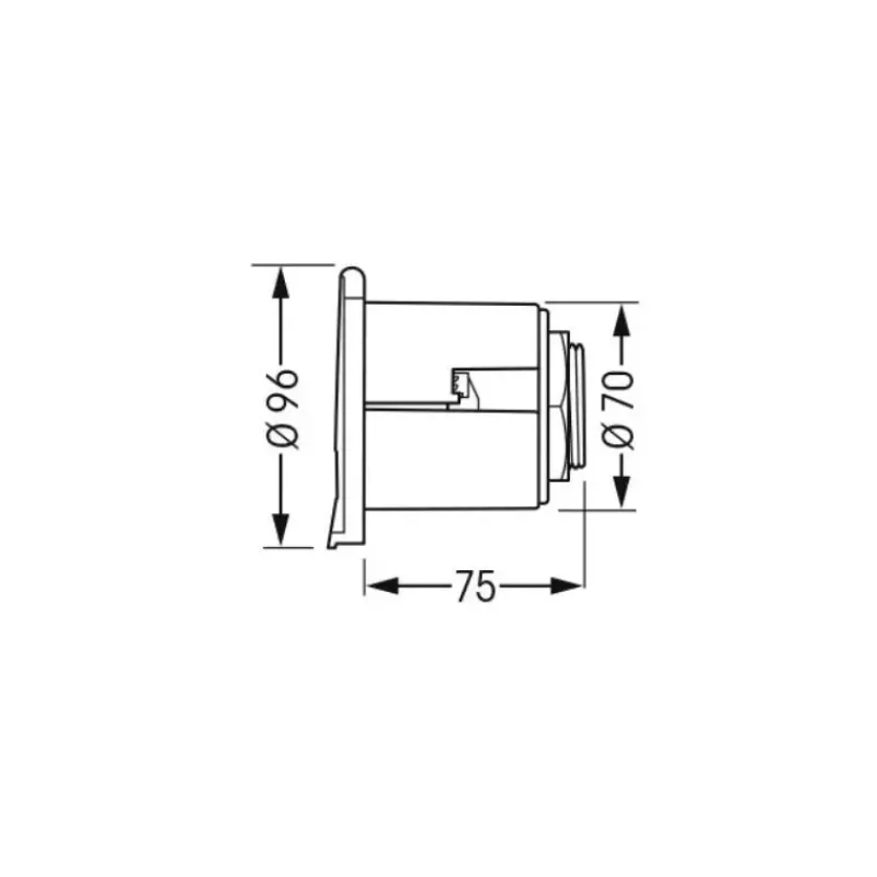 Sortie d'eau EZ Water Rond*Plastimo New