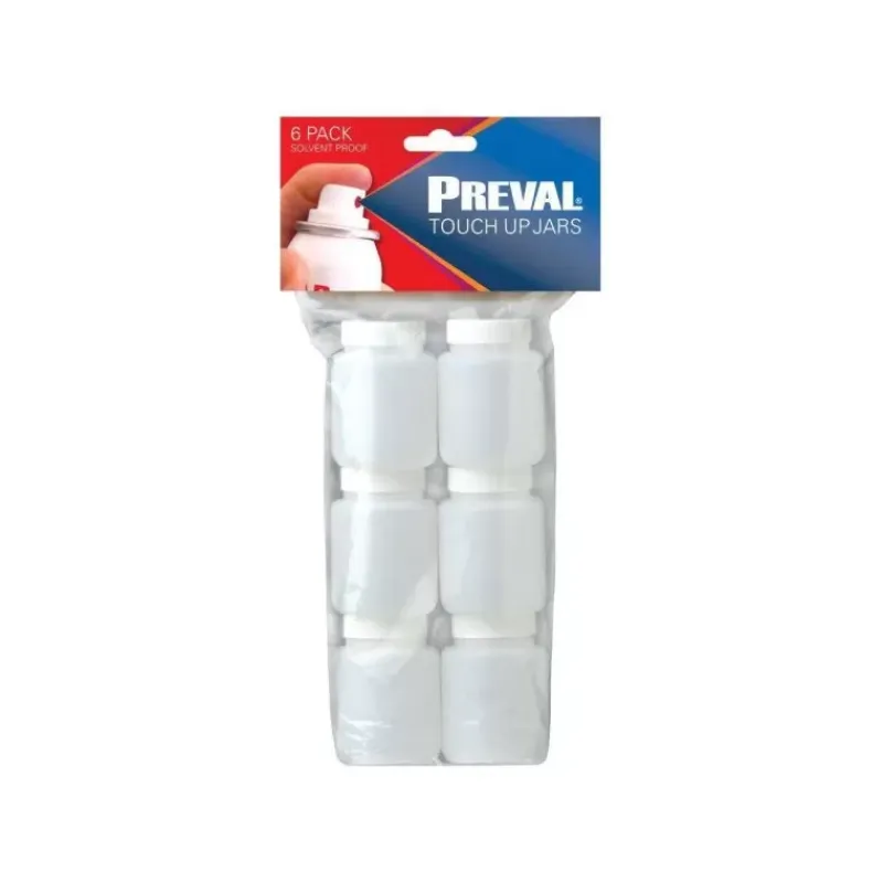 Pack de 6 godets en plastique*PREVAL Clearance