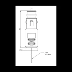 Outlet Fiche allume-cigare 20 A Distribution & Protection·Prise Et Fiche Dc (Allume Cigare, 12V, Usb...)|Distribution & Protection·Fiche Et Prise Dc (Allume Cigare, 12V, Usb...)