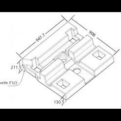 Hot Réservoir Ducato - EV 2222 Fiat Ducato / Boxer / Jumper|Wc & Sanitaires·Réservoir Eaux Usées